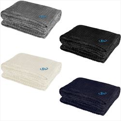 HH7008 Cozy Plush Blanket With Embroidered Custom Imprint